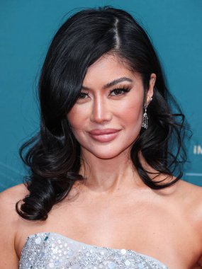 Amerikalı aktris Kim Lee, 16 Aralık 2023 'te Beverly Hilton Oteli' nde düzenlenen 21. Unutulmaz Asya Amerikan Ödülleri 'ne geliyor.. 