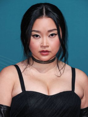 Amerikalı aktris ve YouTuber Lana Condor, 16 Aralık 2023 'te Beverly Hilton Oteli' nde düzenlenen 21. Unutulmaz Asya Amerikan Ödülleri 'ne geldiler..