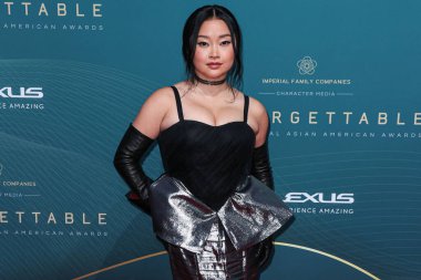 Amerikalı aktris ve YouTuber Lana Condor, 16 Aralık 2023 'te Beverly Hilton Oteli' nde düzenlenen 21. Unutulmaz Asya Amerikan Ödülleri 'ne geldiler..