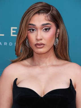 Amerikalı aktris Lee Rodriguez, 16 Aralık 2023 'te Beverly Hilton Oteli' nde düzenlenen 21. Unutulmaz Asya Amerikan Ödülleri 'ne geliyor.. 