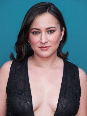 Amerikalı aktris, yönetmen, yapımcı ve yazar Zelda Williams, 16 Aralık 2023 'te Beverly Hilton Hotel' de düzenlenen 21. Unutulmaz Asya Amerikan Ödülleri 'ne geldi.