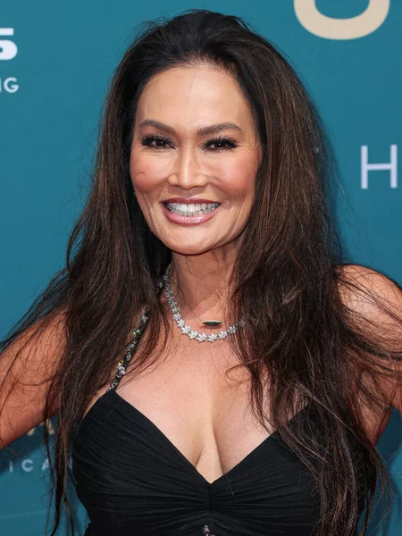 stock image American actress and singer Tia Carrere arrives at the 21st Annual Unforgettable Gala Asian American Awards held at The Beverly Hilton Hotel on December 16, 2023 in Beverly Hills, Los Angeles, California, United States. 