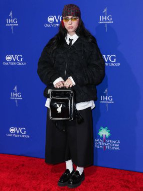 Billie Eilish, Palm Springs Uluslararası Film Festivali Ödülleri 'ne 4 Ocak 2024' te Palm Springs, Riverside County, Kaliforniya, ABD 'de düzenlenen 35..