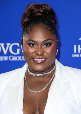 Danielle Brooks arrives at the 35th Annual Palm Springs International Film Festival Film Awards held at the Palm Springs Convention Center on January 4, 2024 in Palm Springs, Riverside County, California, United States. clipart