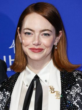Özel yapım giyinen Emma Stone, Palm Springs Uluslararası Film Festivali Ödülleri 'ne 4 Ocak 2024' te Palm Springs, Riverside County, Kaliforniya 'da düzenlenen 35..