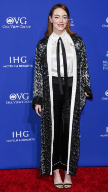 Özel yapım giyinen Emma Stone, Palm Springs Uluslararası Film Festivali Ödülleri 'ne 4 Ocak 2024' te Palm Springs, Riverside County, Kaliforniya 'da düzenlenen 35..