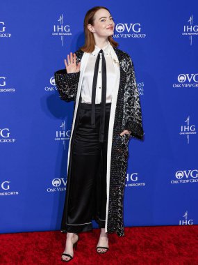 Özel yapım giyinen Emma Stone, Palm Springs Uluslararası Film Festivali Ödülleri 'ne 4 Ocak 2024' te Palm Springs, Riverside County, Kaliforniya 'da düzenlenen 35..
