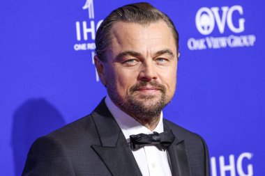 Leonardo DiCaprio, 4 Ocak 2024 'te Palm Springs Kongre Merkezi' nde düzenlenen 35. Palm Springs Uluslararası Film Festivali Ödülleri 'ne geldi. (Fotoğraf: Xavier Collin / Imag