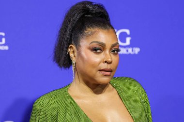 Taraji P. Henson Alexandre Vauthier elbisesi ve Malone Soulier ayakkabıları ile Palm Springs Uluslararası Film Festivali Ödülleri 'ne 4 Ocak 2024' te Palm Springs Kongre Merkezi 'nde düzenlenen 35.