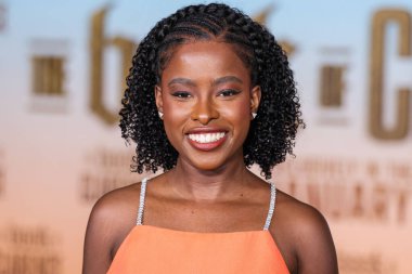 Amanda Gorman, 5 Ocak 2024 'te Los Angeles, Kaliforniya, ABD' de bulunan Los Angeles Sinema Müzesi 'ndeki David Geffen Tiyatrosu' nda düzenlenen Sony Pictures 'ın 