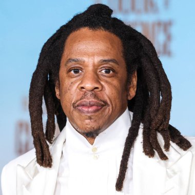 Jay-Z (Shawn Corey Carter), 5 Ocak 2024 tarihinde Los Angeles, Kaliforniya, ABD 'de bulunan Los Angeles Sinema Müzesi' ndeki David Geffen Tiyatrosu 'nda düzenlenen Sony Pictures' ın 'The Book of Clarence' filminin Los Angeles galasına geldi..