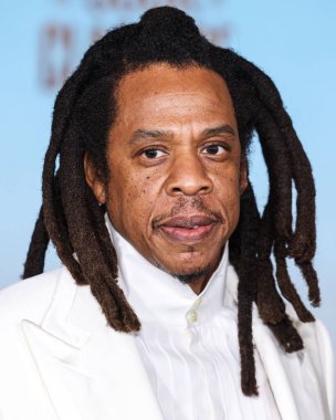 Jay-Z (Shawn Corey Carter), 5 Ocak 2024 tarihinde Los Angeles, Kaliforniya, ABD 'de bulunan Los Angeles Sinema Müzesi' ndeki David Geffen Tiyatrosu 'nda düzenlenen Sony Pictures' ın 'The Book of Clarence' filminin Los Angeles galasına geldi..