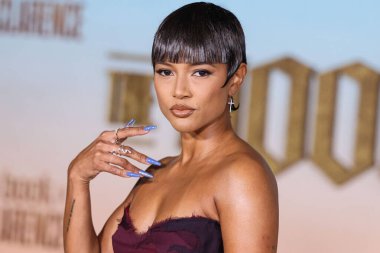 Karrueche Tran, Los Angeles 'taki Sony Pictures' ın 