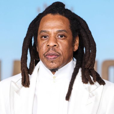 Jay-Z (Shawn Corey Carter), 5 Ocak 2024 tarihinde Los Angeles, Kaliforniya, ABD 'de bulunan Los Angeles Sinema Müzesi' ndeki David Geffen Tiyatrosu 'nda düzenlenen Sony Pictures' ın 'The Book of Clarence' filminin Los Angeles galasına geldi..