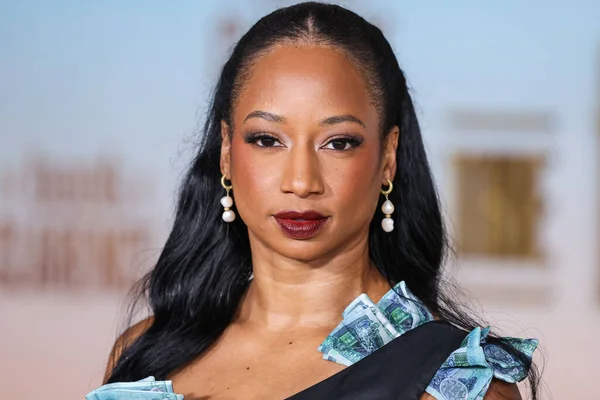 stock image Monique Coleman arrives at the Los Angeles Premiere Of Sony Pictures' 'The Book of Clarence' held at the David Geffen Theater at the Academy Museum of Motion Pictures on January 5, 2024 in Los Angeles, California, United States.