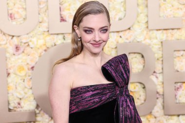 Amanda Seyfried, Beverly Hilton Oteli 'nde 7 Ocak 2024' te düzenlenen 81. Altın Küre Ödülleri 'ne geliyor..