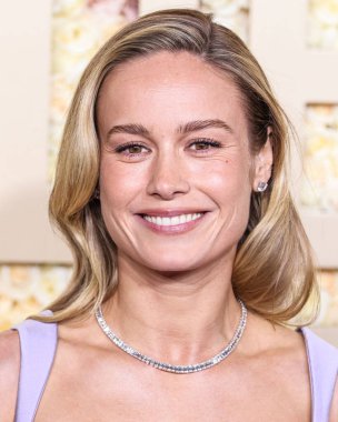 Brie Larson, Beverly Hilton Oteli 'nde 7 Ocak 2024' te düzenlenen 81. Altın Küre Ödülleri 'ne katılıyor..