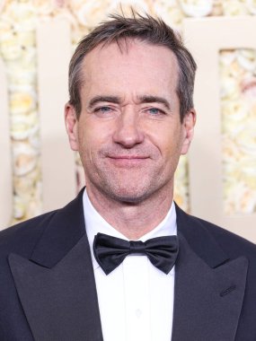 Matthew Macfadyen, Beverly Hilton Oteli 'nde 7 Ocak 2024' te düzenlenen 81. Yıllık Altın Küre Ödülleri 'ne geliyor..