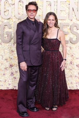 Robert Downey Jr. ve eşi Susan Downey, 7 Ocak 2024 'te Beverly Hilton Oteli' nde düzenlenen 81..