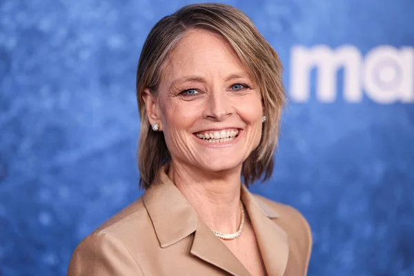 stock image Jodie Foster arrives at the Los Angeles Premiere Of HBO's 'True Detective: Night Country' Season 4 held at the Paramount Theatre at Paramount Pictures Studios on January 9, 2024 in Hollywood, Los Angeles, California, United States.