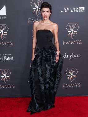 Patricia Manfield, 13 Ocak 2024 tarihinde Los Angeles, Kaliforniya, ABD 'deki Los Angeles' ta düzenlenen JW Marriott Los Angeles Live Platinum Balo Salonu 'nda düzenlenen 75.. 