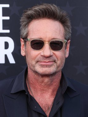 David Duchovny 14 Ocak 2024 'te Santa Monica, Los Angeles, Kaliforniya, ABD' de düzenlenen Barker Hangarı 'nda düzenlenen 29.. 