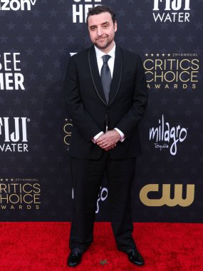 David Krumholtz arrives at the 29th Annual Critics' Choice Awards held at The Barker Hangar on January 14, 2024 in Santa Monica, Los Angeles, California, United States. clipart