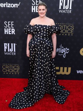 Emerald Fennell, 14 Ocak 2024 'te Santa Monica, Los Angeles, Kaliforniya' da düzenlenen Barker Hangarı 'nda düzenlenen 29.. 