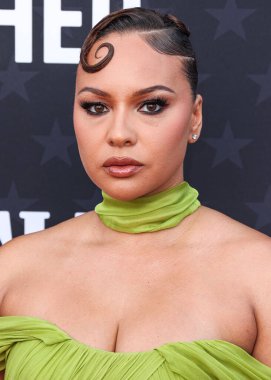 Jasmine Cephas-Jones 14 Ocak 2024 'te Santa Monica, Los Angeles, Kaliforniya, ABD' de düzenlenen Barker Hangarı 'nda düzenlenen 29..