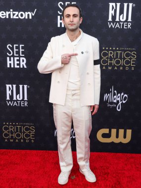 Khalid Abdalla, 14 Ocak 2024 'te Santa Monica, Los Angeles, Kaliforniya, ABD' de düzenlenen Barker Hangarı 'nda düzenlenen 29..