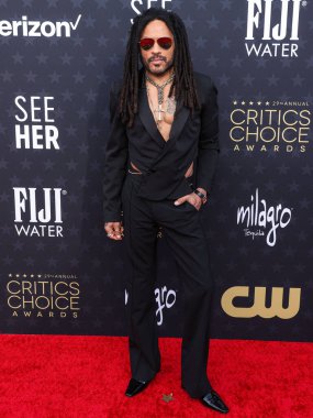 Lenny Kravitz, 14 Ocak 2024 'te Santa Monica, Los Angeles, Kaliforniya, ABD' de düzenlenen Barker Hangarı 'nda düzenlenen 29.. 