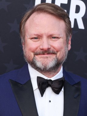 Rian Johnson arrives at the 29th Annual Critics' Choice Awards held at The Barker Hangar on January 14, 2024 in Santa Monica, Los Angeles, California, United States.  clipart