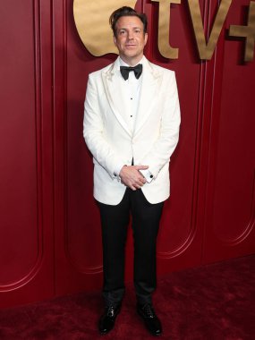 Jason Sudeikis, 15 Ocak 2024 'te Anne Kurt' ta düzenlenen Apple TV + 75. Geleneksel Primetime Emmy Ödülleri Partisi 'ne geldi.. 