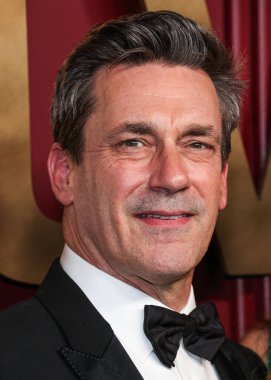 Jon Hamm, 15 Ocak 2024 'te Hollywood, Los Angeles, Kaliforniya' da düzenlenen ve Apple TV + 75. Geleneksel Primetime Emmy Ödülleri 'ne ulaştı..
