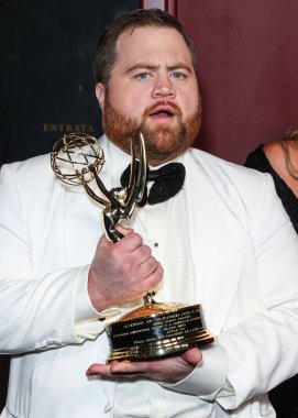 Paul Walter Hauser, 15 Ocak 2024 'te Hollywood, Los Angeles, Kaliforniya' da düzenlenen 75. Geleneksel Primetime Emmy Ödülleri Partisi 'ne geldi.. 