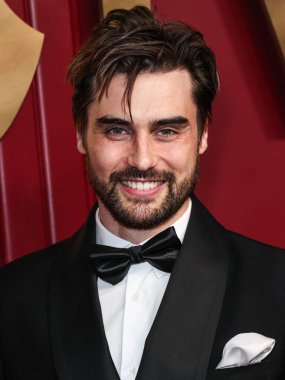 Stephen Manas, 15 Ocak 2024 'te Hollywood, Los Angeles, Kaliforniya' da düzenlenen ve Apple TV + 75. Geleneksel Primetime Emmy Ödülleri 'ne ulaştı..