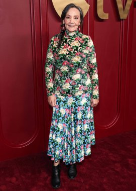 Tantoo Cardinal, 15 Ocak 2024 'te Hollywood, Los Angeles, Kaliforniya, ABD' de düzenlenen 75. Geleneksel Primetime Emmy Partisi 'ne geldi..