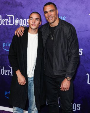 Nikko Gonzalez ve babası Tony Gonzalez, 23 Ocak 2024 'te Culver Tiyatrosu' nda düzenlenen Amazon Prime Video 'nun dünya prömiyerine geldiler.. 