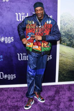 Snoop Dogg, 23 Ocak 2024 'te Culver Tiyatrosu' nda düzenlenen Amazon Prime Video 'nun dünya prömiyerine geldi.. 