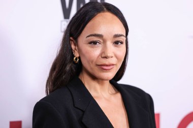Ashley Madekwe, 24 Ocak 2024 'te Hollywood, Los Angeles, Kaliforniya, ABD' deki Harmony Gold Tiyatrosu 'nda düzenlenen VMI Yayıncılık' ın Los Angeles prömiyerine geldi..
