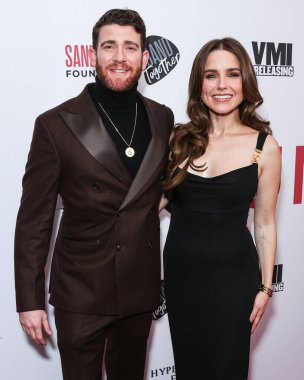 Bryan Greenberg and Sophia Bush arrive at the Los Angeles Premiere Of VMI Releasing's 'Junction' held at the Harmony Gold Theater on January 24, 2024 in Hollywood, Los Angeles, California, United States. clipart