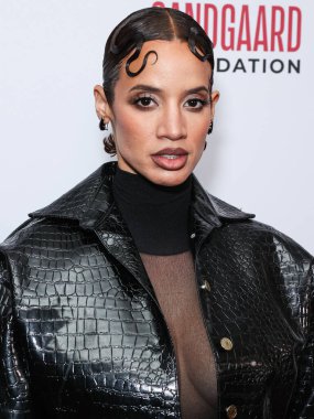 Dascha Polanco arrives at the Los Angeles Premiere Of VMI Releasing's 'Junction' held at the Harmony Gold Theater on January 24, 2024 in Hollywood, Los Angeles, California, United States.  clipart