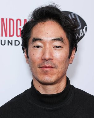 Leonardo Nam, 24 Ocak 2024 'te Hollywood, Los Angeles, Kaliforniya, ABD' deki Harmony Gold Tiyatrosu 'nda düzenlenen VMI Yayıncılık' ın Los Angeles Prömiyeri 'ne geldi.. 