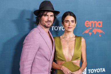 Ian Somerhalder ve eşi Nikki Reed, 27 Ocak 2024 'te Sunset Las Palmas Stüdyoları' nda düzenlenen 33. Çevre Medya Derneği Ödül Töreni 'ne geldiler.. 