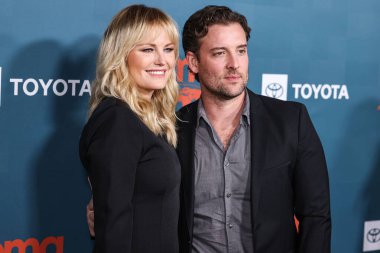 Malin Akerman ve kocası Jack Donnelly, 27 Ocak 2024 'te Hollywood, Los Angeles, Kaliforniya, ABD' de Sunset Las Palmas Stüdyoları 'nda düzenlenen 33.. 