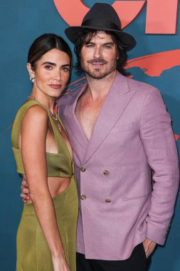 Nikki Reed ve kocası Ian Somerhalder, 27 Ocak 2024 'te Sunset Las Palmas Stüdyoları' nda düzenlenen 33. Çevre Medya Derneği Ödül Töreni 'ne katıldılar..