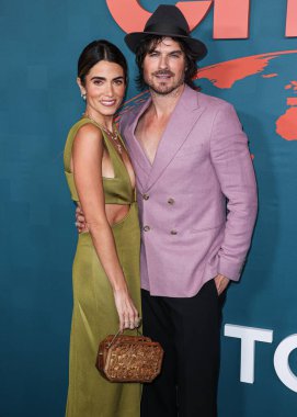 Nikki Reed ve kocası Ian Somerhalder, 27 Ocak 2024 'te Sunset Las Palmas Stüdyoları' nda düzenlenen 33. Çevre Medya Derneği Ödül Töreni 'ne katıldılar..