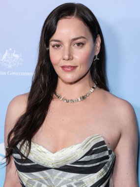 Abbie Cornish, 1 Şubat 2024 tarihinde Skirball Kültür Merkezi 'nde düzenlenen 21. Geleneksel G' Day USA Sanat Galası 'na geldi.. 