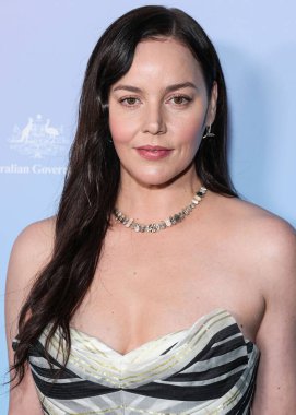 Abbie Cornish, 1 Şubat 2024 tarihinde Skirball Kültür Merkezi 'nde düzenlenen 21. Geleneksel G' Day USA Sanat Galası 'na geldi.. 