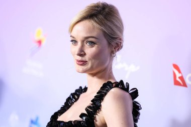 Bella Heathcote, 1 Şubat 2024 'te Skirball Kültür Merkezi' nde düzenlenen 21. Geleneksel G 'Day USA Sanat Galası' na geldi.. 